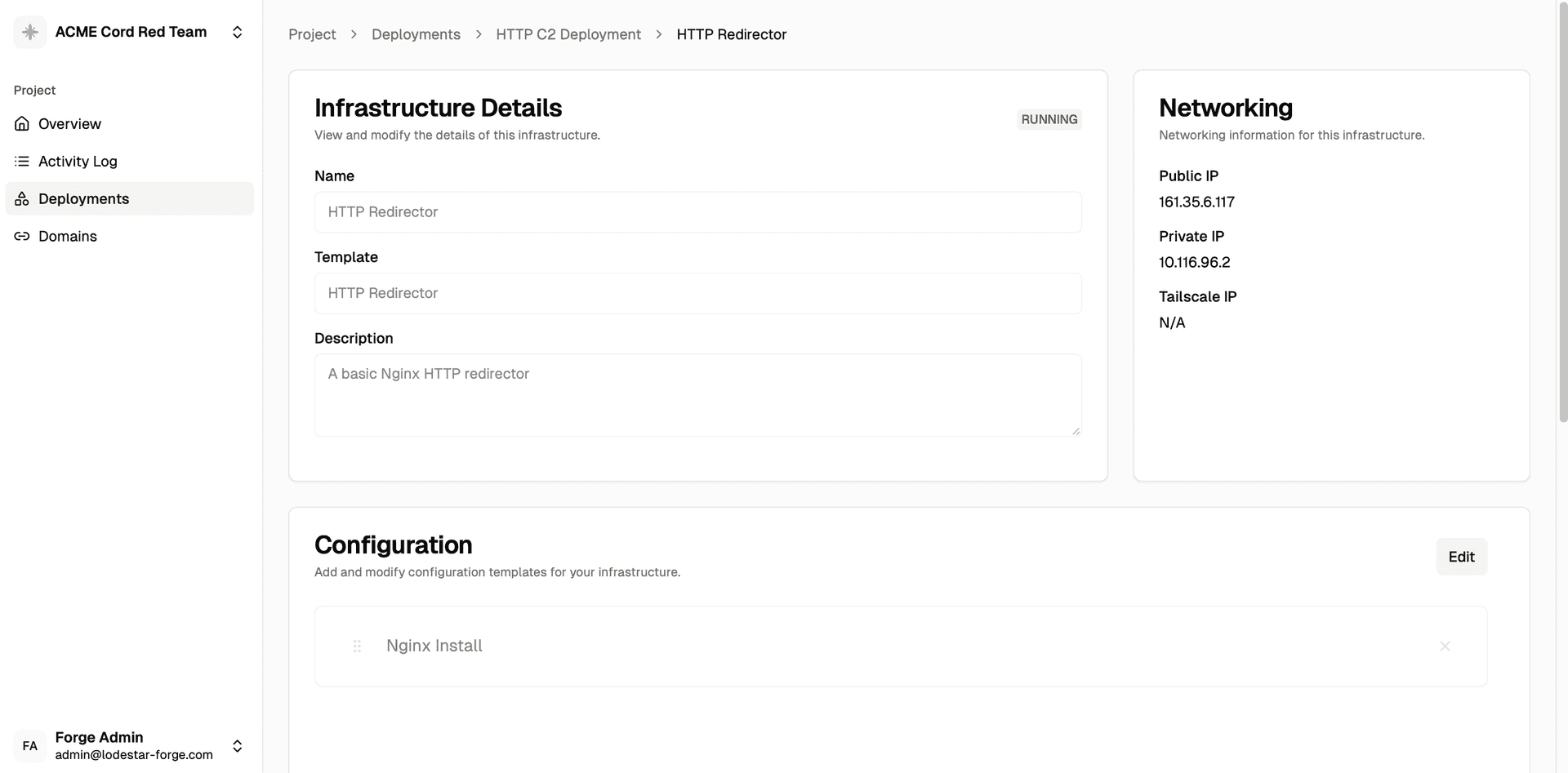Infrastructure Overview
